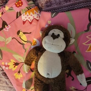 Pottery barn monkey curtains and build a bear monkey. Just monkeying around